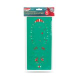 Karácsonyi dekoráció - lábnyom sablon szett - műanyag - 30,5 x 14 cm - 4 db / csomag