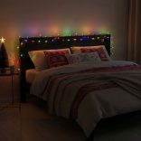 Fényfüzér - 5 m - színes - 100 LED - 220-240V - 6W - zöld kábel