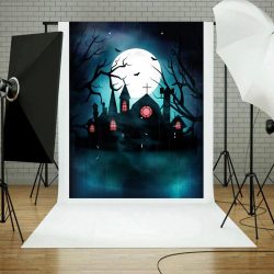   Vinyl háttér fotózáshoz. Halloween fotó háttér 150X210 cm 9510