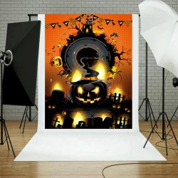  Vinyl háttér fotózáshoz. Halloween fotó háttér 150cm x 210cm  9518