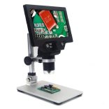 Digitális mikroszkóp álllvánnyal, 1-1200X, 12MP, 7inch kijelző, G1200 BG-1553823