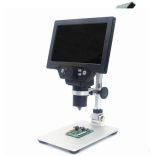 Digitális mikroszkóp álllvánnyal, 1-1200X, 12MP, 7inch kijelző, G1200 BG-1553823