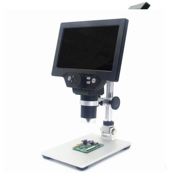 Digitális mikroszkóp álllvánnyal, 1-1200X, 12MP, 7inch kijelző, G1200 BG-1553823