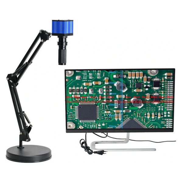 HAYEAR 51MP 1080P 2K HDMI USB digitális ipari video mikroszkóp BG-1975466