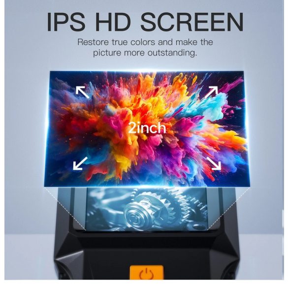 Endoszkóp kamera 1080p kijelzővel, 2m, 5m, 10m, 15m, 20m BG-2022174