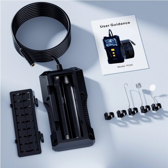 Endoszkóp kamera 1080p kijelzővel, 2m, 5m, 10m, 15m, 20m BG-2022174