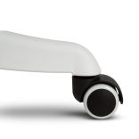 Irodai forgószék - karfával - fehér/kék - 58 x 48 / 50 x 50 cm