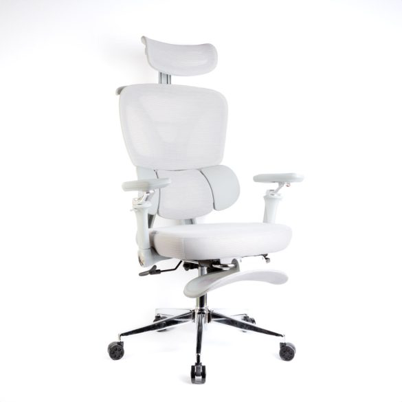 Irodai forgószék - karfával - szürke - 50 x 57 / 48 x 52 cm