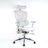 Irodai forgószék - karfával - szürke - 50 x 57 / 48 x 52 cm