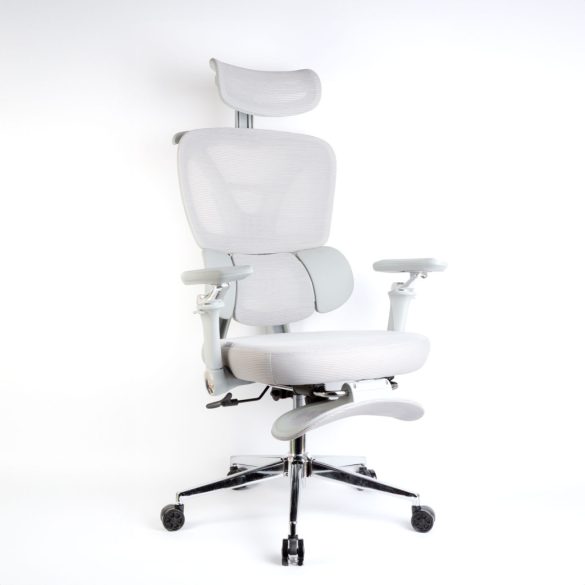 Irodai forgószék - karfával - szürke - 50 x 57 / 48 x 52 cm