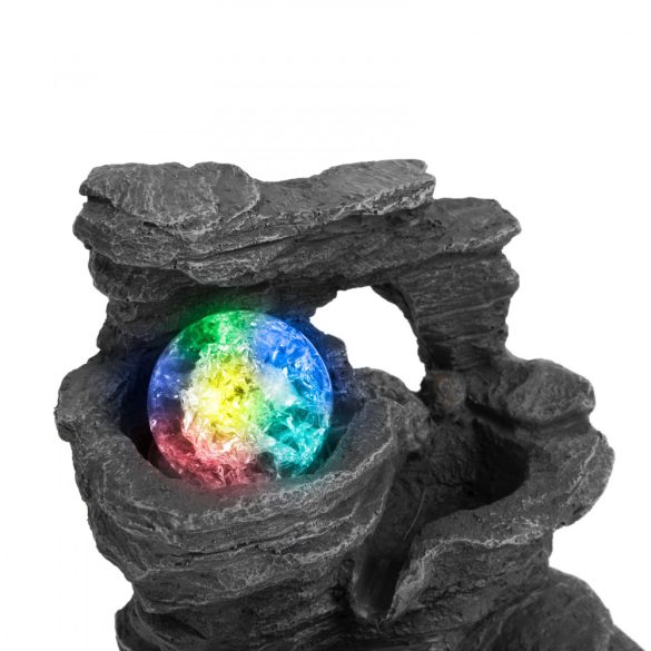 Csobogó - LED-del, üveggolyóval - 23 x 17,5 x 26 cm - 230 V BW2037