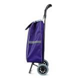 Kerekes húzható bevásárlótáska - 5 szín - 100 x 36 x 25 cm - poliészter - max 30 kg