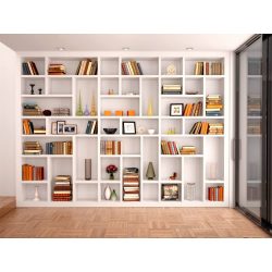   Vinyl háttér fotózáshoz.Polcot ábrázoló fotó háttér 180cm(m) x 270(sz) Bc-1947