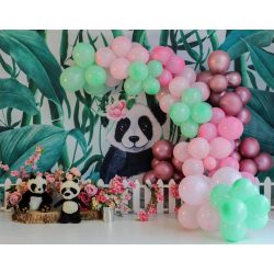   Vinyl háttér fotózáshoz.Pandás, lufis fotó háttér 180cm(m) x 270(sz) Bc-3514