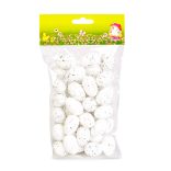 Húsvéti dekoráció - tojás szett - 3 féle - 3 cm - 36 db / csomag