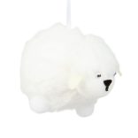 Húsvéti dekoráció - bárány - 10,5 x 8 cm - fehér