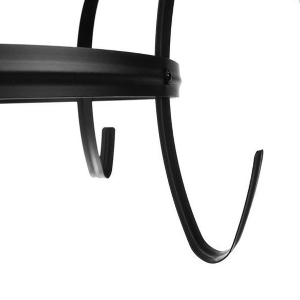 Kerti grill fedővel - 56 cm - fekete