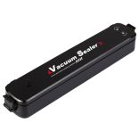 Vákuumfóliázó gép - 34,5 x 6,5 x 4,0 cm - 90 W - fekete