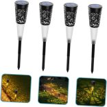 LED szolár lámpa - 5 LED - leszúrható - 600 mAh