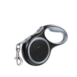 Póráz - 8 m - fekete / szürke