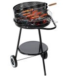 Grillsütő kerekekkel - 58 x 44 x 72 cm