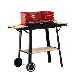 Grillsütő kerekekkel - 93 x 42 x 84 cm