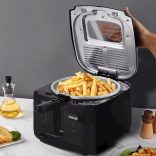 WinningStar - Olajsütő - 3 L - 1600 W - fekete