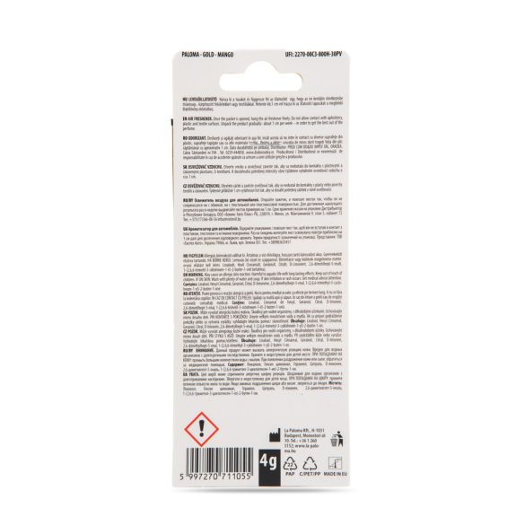 Illatosító - Paloma Gold Fresh Fruit - Mango
