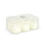 6 db-os mécses betét - fehér - Ø4,1 cm