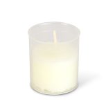 4 db-os mécses betét, szín: fehér - Ø5 cm