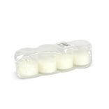 4 db-os mécses betét, szín: fehér - Ø5 cm