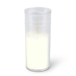 10 db-os mécses betét - Ø4,8 cm - szín: fehér