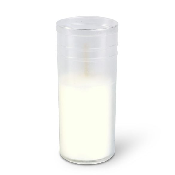 10 db-os mécses betét - Ø4,8 cm - szín: fehér