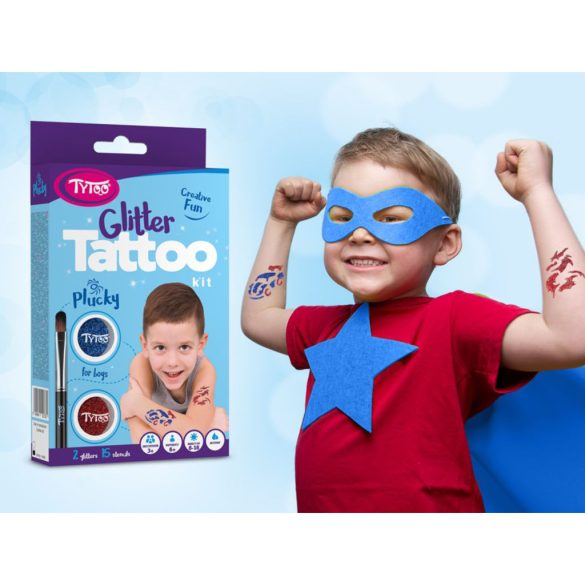 Plucky csillámtetoválás szett