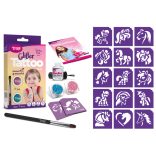 Lovak és unikornisok csillámtetoválás szett