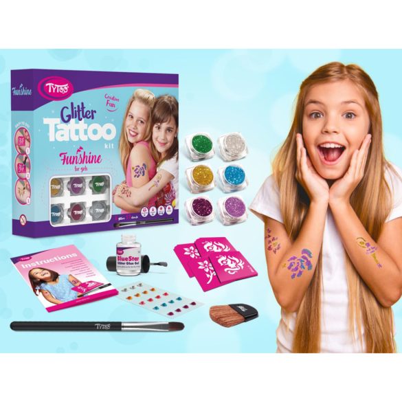 Funshine csillámtetoválás szett