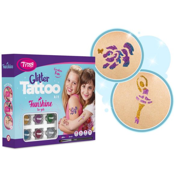 Funshine csillámtetoválás szett