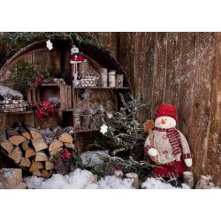   Polyester fotó háttér. Karácsonyi stúdió háttér 210cm x 250cm plsd-237