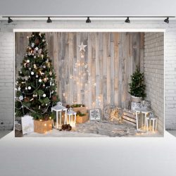   Polyester fotó háttér. Karácsonyi stúdió háttér 210cm x 250cm plsd-371