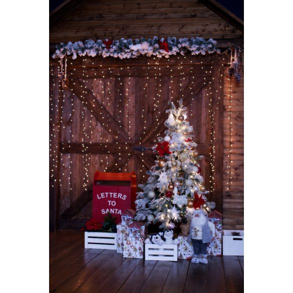 Polyester fotó háttér. Karácsonyi stúdió háttér 210cm x 250cm plsd-498