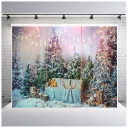   Polyester fotó háttér. Karácsonyi stúdió háttér 210cm x 250cm plsd-588